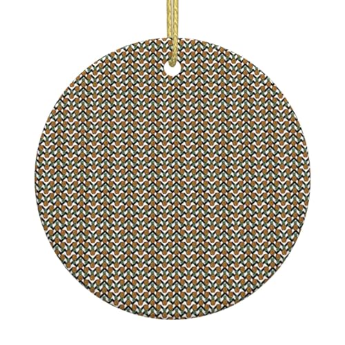 Adorno colgante de cerámica con estampado de piña de verano, decoración festiva para el hogar, tiendas, oficina