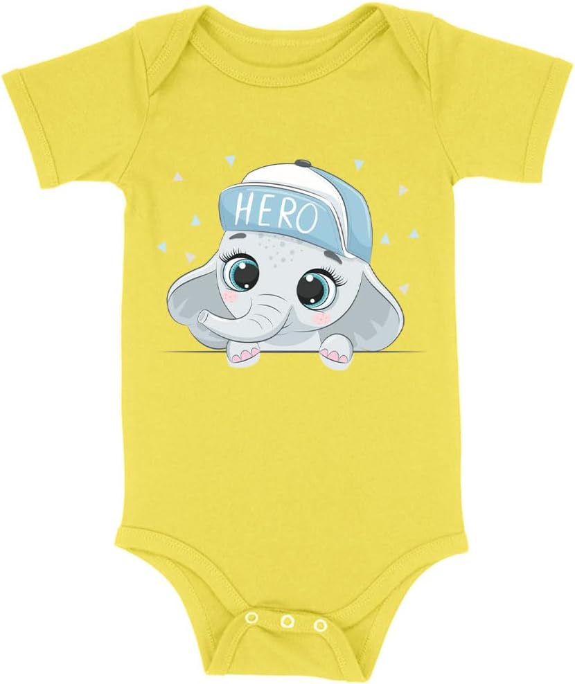 Hero Print Baby Onesie - Gifts for Elephant Lovers - Great Gifts