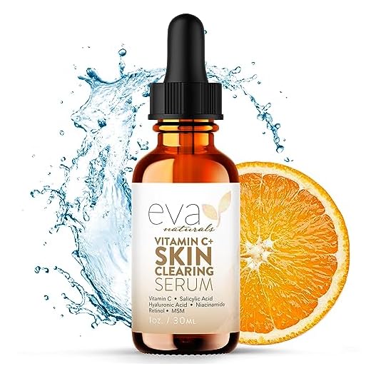 Vitamin C Plus Skin Clearing Serum With Hyaluronic Acid Serum, Retinol, Organic Aloe, Vitamin C Serum for Face - Anti-Aging Serum for Face, Skin Repair, and Brightening Serum for Dark Spots (1 oz)