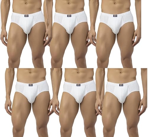 Image of Gven Mens Multicolour Cotton Underwear for Men Pack of 6