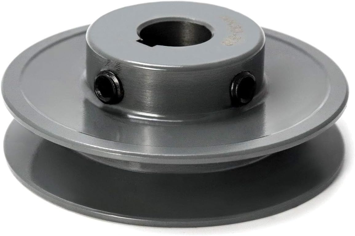 QWORK Single Groove Web Sheaves, 3"OD 5/8"Bore V-Belt Sheave, A Belt Section, for V-Belt,AK30-5/8