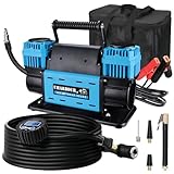 Uharbour 12V Offroad Air Compressor Dual Compressor with Digital Pressure Gauge, 12 Volt Off Road Air Compressor Heavy Duty comes with Carrying Bag