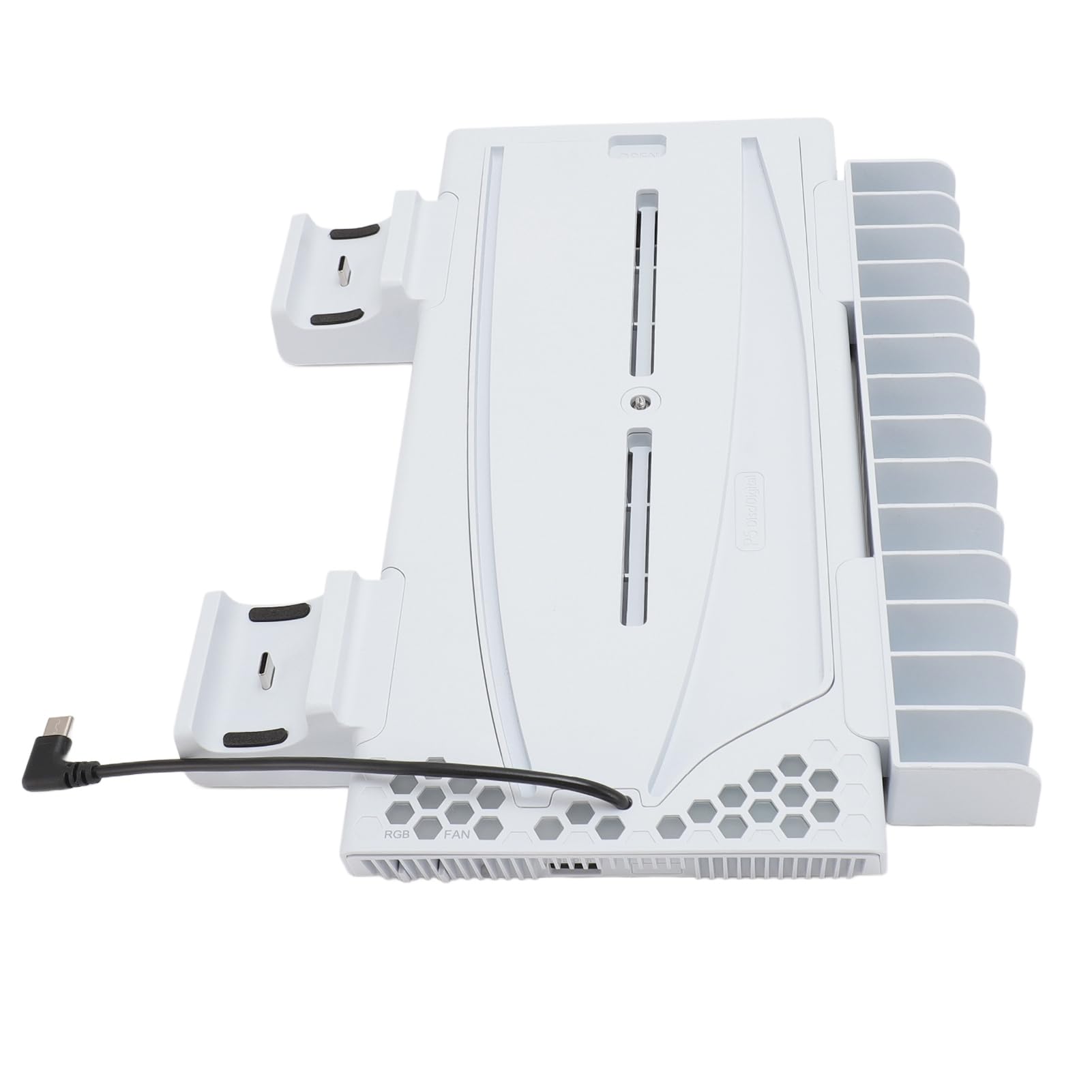 SIXRUN Game Controller RGB Cooling Base, 5000RPM Fan (WHITE)