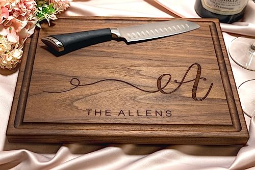Tabla de cortar rectangular de madera personalizada miniatura 2