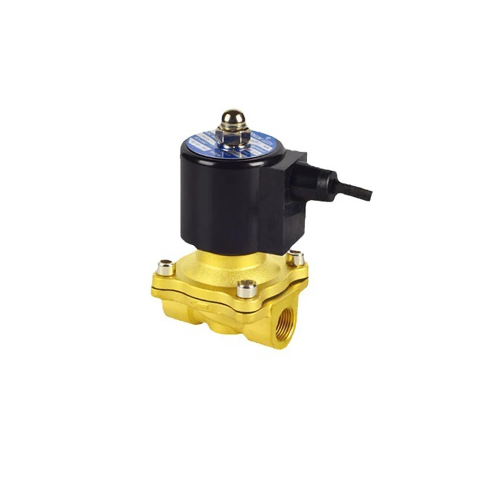 2W-160-15 Normally Closed Direct Acting Solenoid Valve All Copper Zero Start 1Pcs(NC,AC220V)