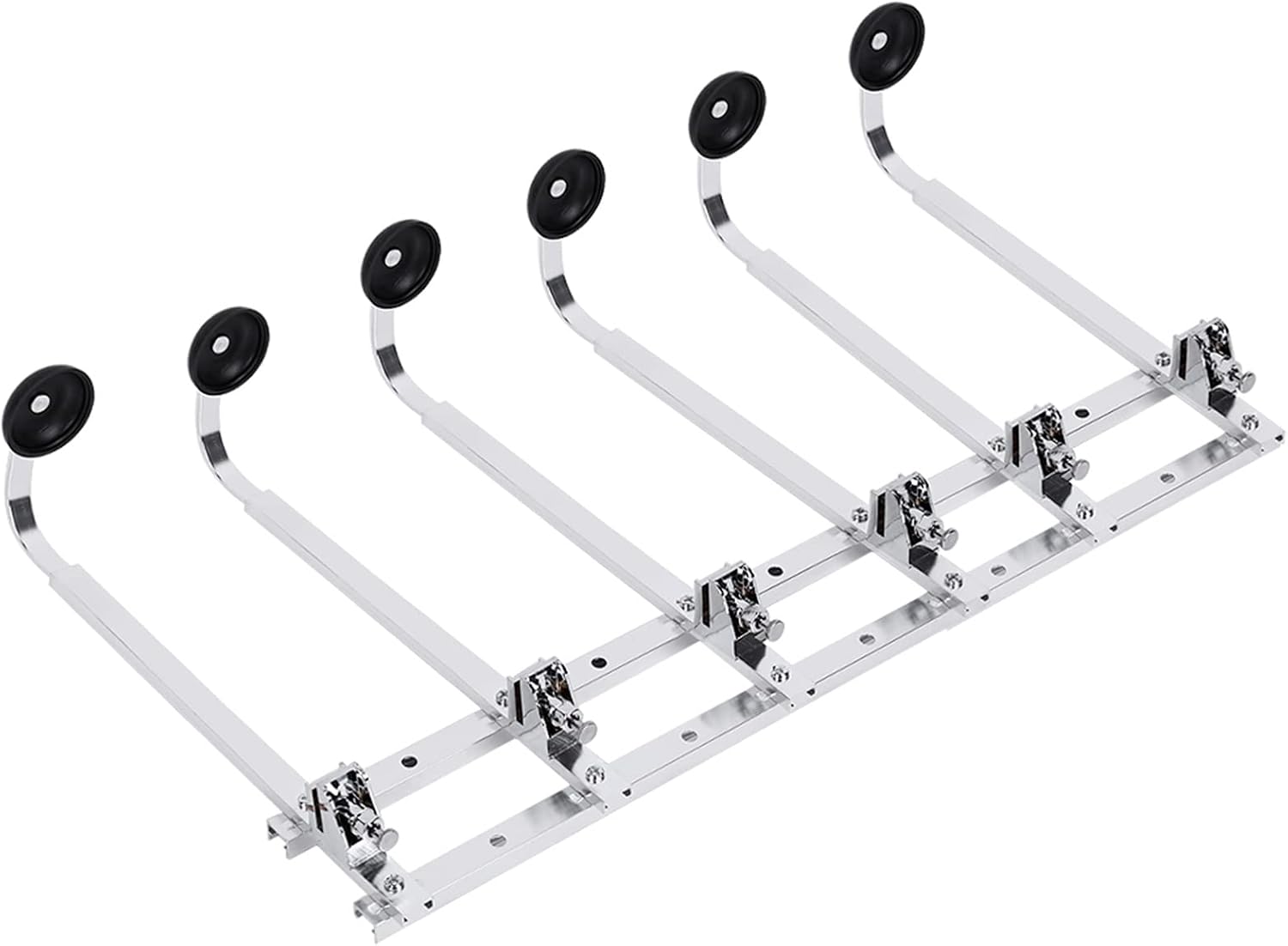 Wall Mounted 6-Bottle Liquor Dispenser Stainless Steel Beverage Stand for Home Bar Pub Precise Pouring Space Saving Optic Spirit Drinkware Set