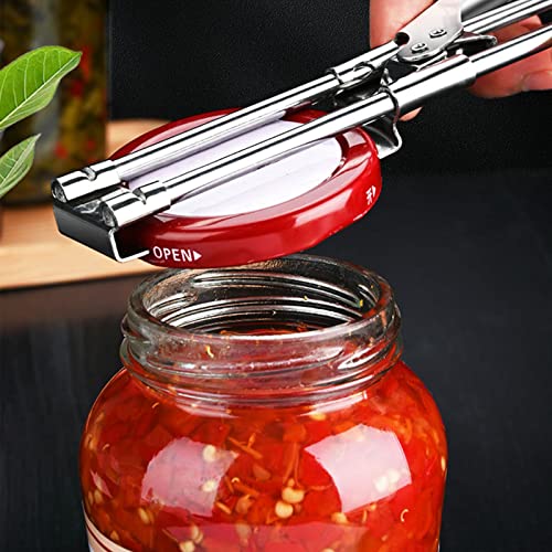 Adjustable Jar Opener For Weak Hands - Easy Multifunctional Stainless Steel Can Opener And Lid Gripper For Jars And Bottles - Manual Kitchen Accessory #TOP5