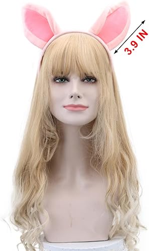 Miniatura 2 de Diadema de orejas y cuernos de animales de peluche, para Halloween, Navidad, festival, fiesta temática de animales, cosplay, diadema