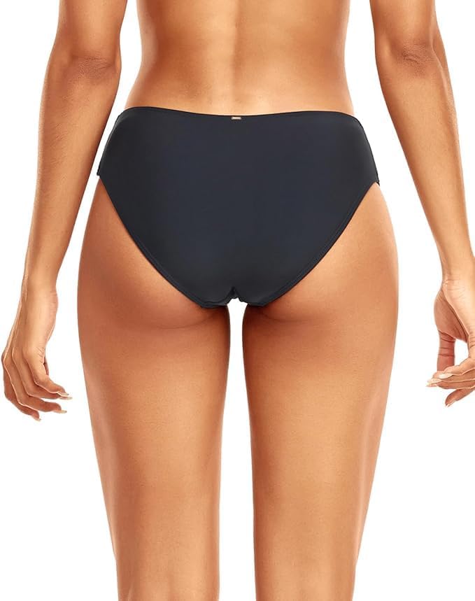 Zmart Women Strappy Bikini Bottoms Full Coverage Bathing Suit Swim Low Rise Cutout Swimsuit Bottom - Image 2