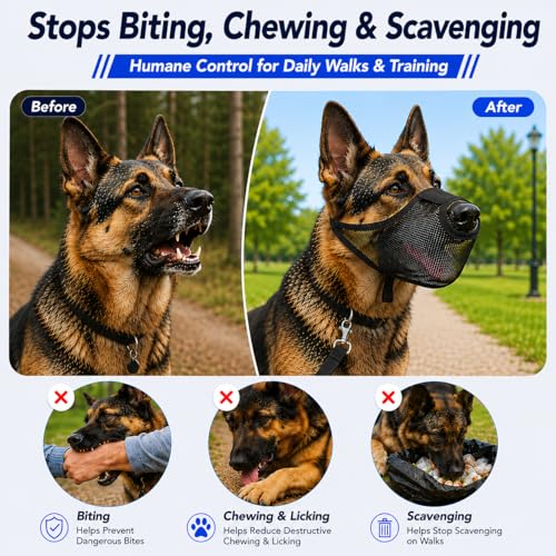 Image of Dog Muzzle, G-Mesh-Black-L-2026705AASASDSDSDSDVVVV