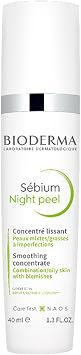 Bioderma S bium Night Peel - Gentle Facial Peel for Oily & Acne Prone Skin, Spot Treatment Unveils Skin Radiance, Smooth Skin & Reduced Shine 40ml