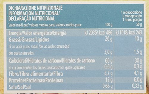 Vivibio Square Crackers di Avena e Farro Integrale...