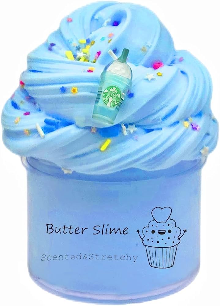 Light blue slime for kids stretchy fluffy slime each 200 ml (B0D7NQ6VCW) Amazon Price History, Amazon Price Tracker