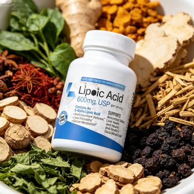 Stabilisierte R-Alpha-Liponsäure ((True)) 600 mg pro Portion [[Hohe Wirksamkeit und bis zu 40-fach erhöhte Absorption]] – Kapseln auf pflanzlicher Basis, gentechnikfrei
