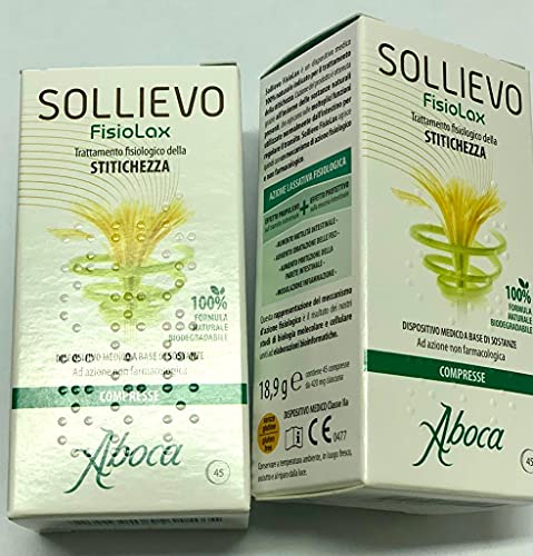 Aboca Sollievo Fisiolax comprimés ventre gonflé et transit ralenti