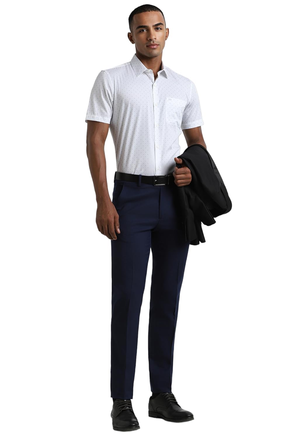 Peter England Koszula męska slim fit, biały, 39