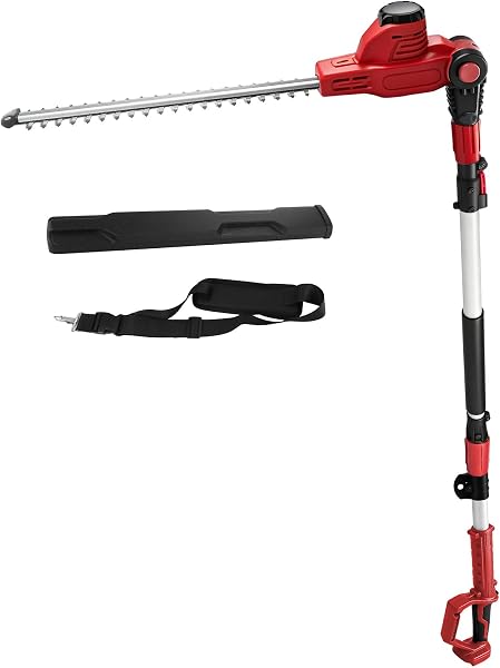Taille-haie télescopique sur batterie Milwaukee M18, coupe 41 cm, tête rotative 11 positions, bandoulière, lot de 1