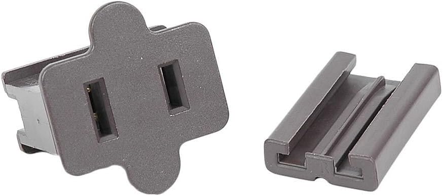Novelty Lights SPT1 Female Plug (25 Pack) SPT1 Vampire Plugs Brown Female Plug - SPT1, Comes with 1 Slide On Back, Easy to Use, 8 Amp Rating, Made for Indoor and Outdoor Use, Plugs for Christmas