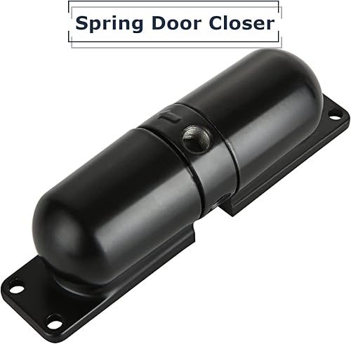 Miniatura 6 de Paquete de 2 cierrapuertas con resorte de seguridad de 4-14 pulgadas, cierrapuertas automático residencial, cierrapuertas automático, bisagra de