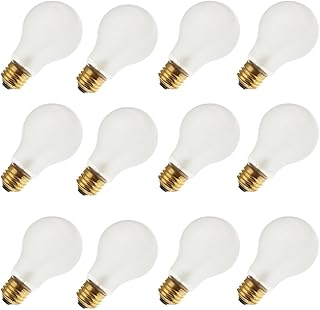 Industrial Performance 25A19 230V, 25 Watt, A19, Medium Screw (E26) Base Light Bulb (12 Bulbs)
