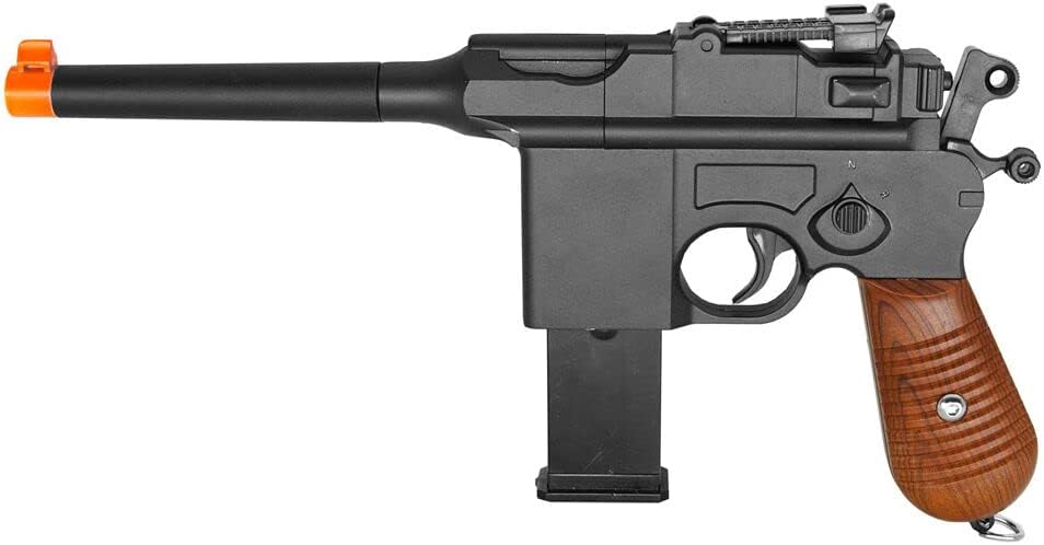 WW2 Mauser Broomhandle c96 German Airsoft Spring Hand Gun Pistol