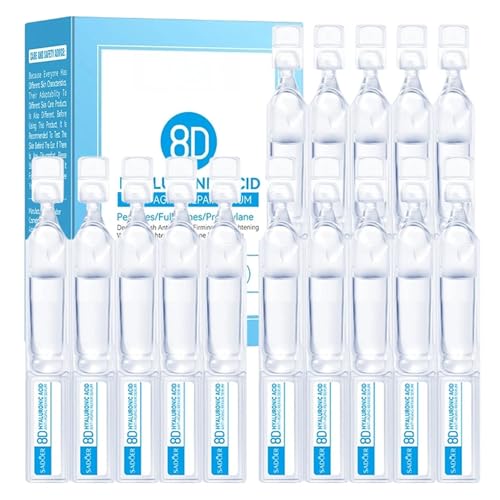 LANEPORD Hyaluronic Acid Microneedling Serum for Face Ultra Hydrating Serum Hyaluronic Acid Improves Fine Lines & Dullness Deeply Nourishing & Firming for All Skin Types (1.5ml x 15)