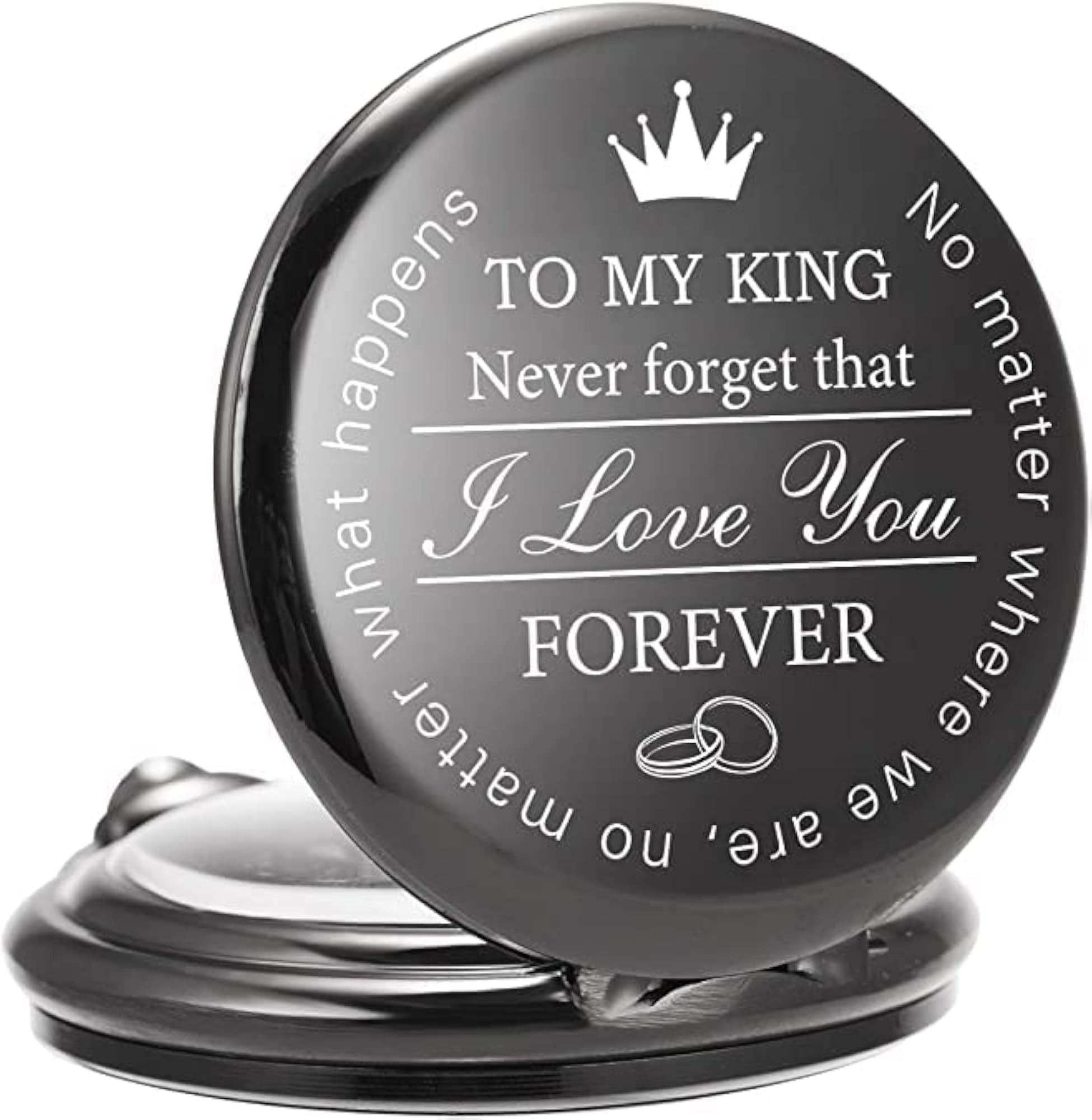 Unique Pocket Watch Gift for Men, Boyfriend, and Husband