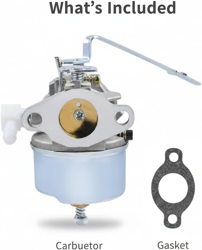 Carburetor for Tecumseh H25 H30 H35 Engine, Replaces 631921 631245 631820 632284 520-918, with Gasket
