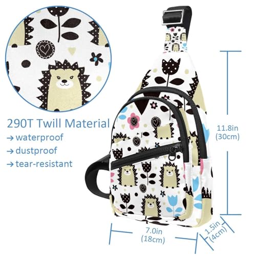 Messenger sac à dos poitrine hommes imprimé spatial et étoilé - 4