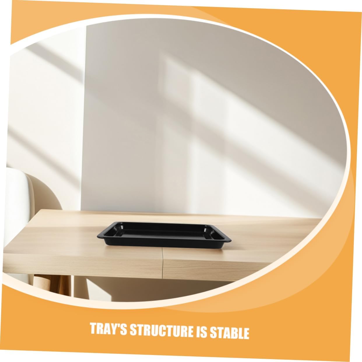 Cabilock 2pcs Commercial Enamel Baking Tray Set Oven Roaster Pan Lid Baking Pans for Enamel Bakeware Easy Clean Surface