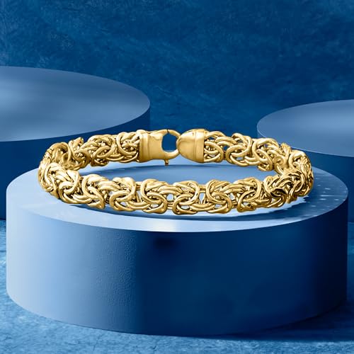 Ross-Simons 14kt Yellow Gold Byzantine Bracelet - Image 6
