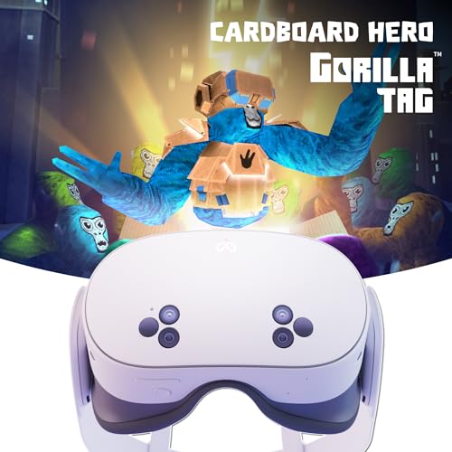 Meta Quest 3S 128 GB - Tuffati nella realtà mista - Bundle Cardboard Hero di Gorilla Tag - Amazon Exclusive - Include una prova di 3 mesi di Meta Horizon+