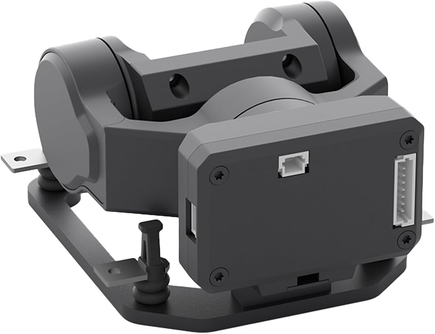 CADDXFPV GM2 2-Axis Gimbal – FPV Head Tracking with Mechanical Stabilization, UART/PWM Control, Compatible Only with Select Walksnail VTX Models, for FPV Drones, RC Cars, and Fixed Wings
