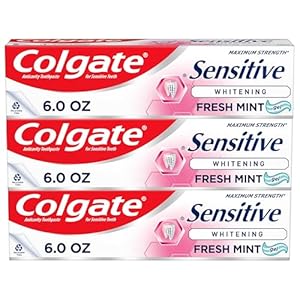 Colgate Sensitive Whitening Fresh Mint Zahnpasta, 3 Stück