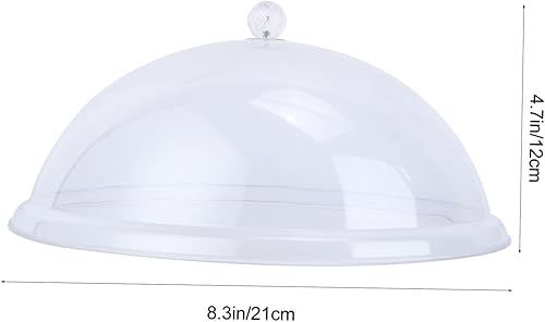 Miniatura 9 de NOLITOY Cubierta de cristal para soporte de pastel, cubierta de cristal para tartas, cubierta de acrílico para aperitivos, platos de pizza del