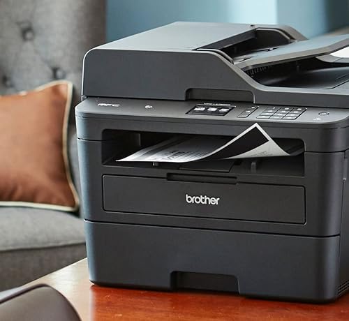 Miniatura 2 de Brother MFC-L2750DW Impresora láser inalámbrica todo en uno monocromática, fax de copia de escaneo de impresión, impresión dúplex automática,