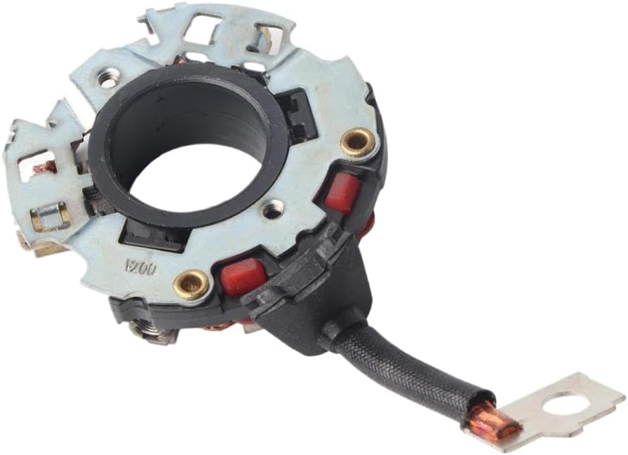 Carbon Brush Holder for Automotive Starter Motor - Compatible with 12V Gas and Diesel Engines