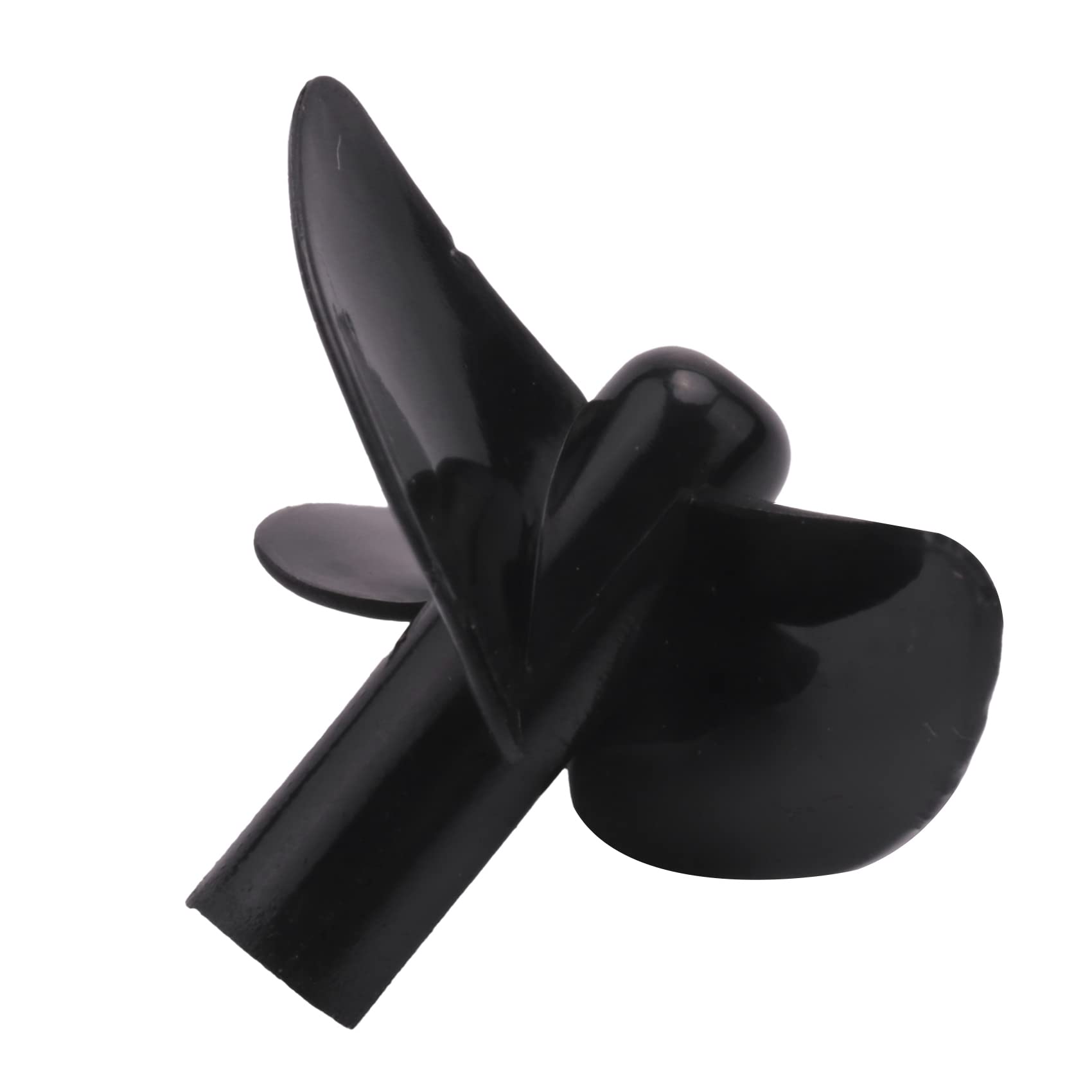 Set De 2 Hélices De Rechange Pour Bateau RC Flytec 2011-5 – Rotation Positive Et Inverse – Plastique Noir