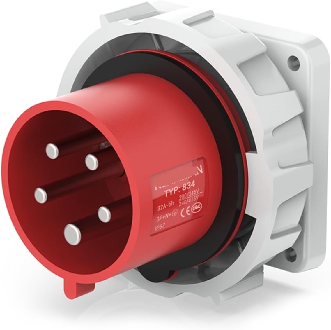 Concealed Installation Aviation 16A 32A 63A 125A IP44 IP67(IP44 5P 16A)