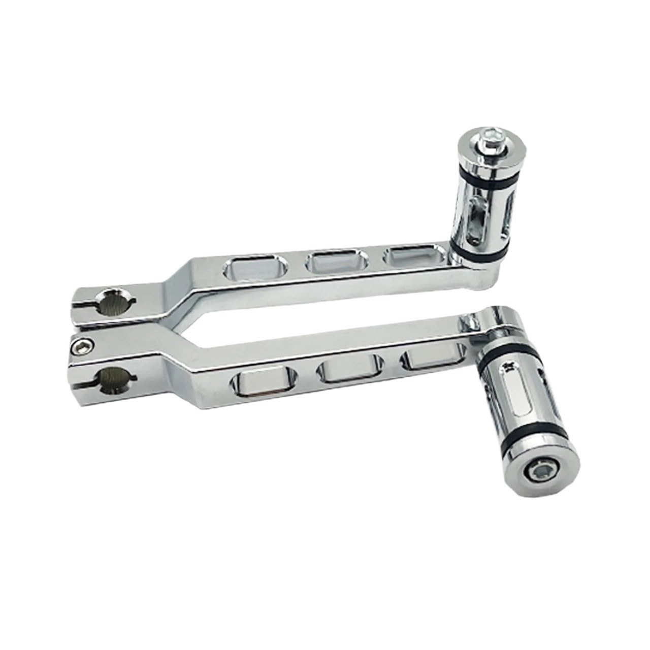 RNGJIN Gear Shift Lever Pedal Motorcycle Gear Shift Lever W/Peg for for Softail FLST for Touring for Electra Street Glide Road King FLHX Trike(Chrome)
