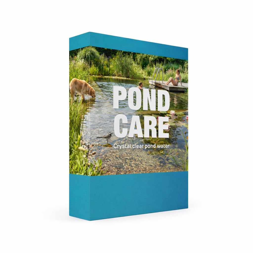 vdvelde․com - Pond Care Set de Tratamiento para Estanque, Paquete Completo con Bacterias y Eliminador de Lodo, Favorece el Equilibrio del Agua y Reducción de Lodo, para Estanques 1.000-20.000L