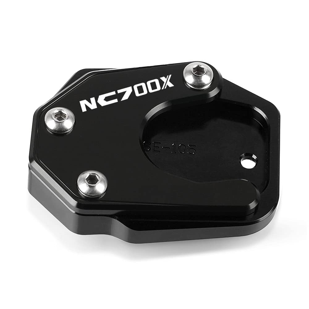 Extension pad support béquille NC700S pour éviter les chutes de moto sur sol mou