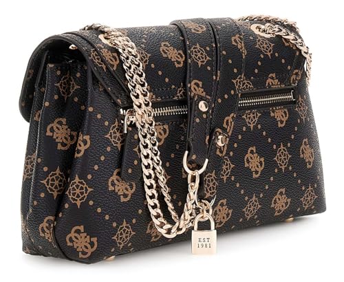 Guess Sac Bandoulière Silia Girlfriend Sat Espresso Logo GP989021 - vue 3