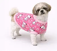 LuckBaby Casaco Pet Soft para Cachorro – Roupa de Inverno para Cães, Macio e Confortável, Quentinho, 100% Poliéster, Pink, P
