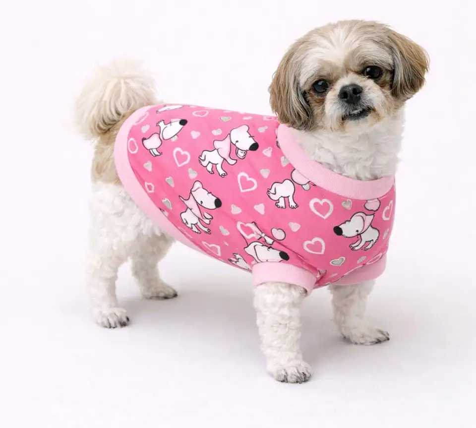 LuckBaby Casaco Pet Soft para Cachorro – Roupa de Inverno para Cães, Macio e Confortável, Quentinho, 100% Poliéster, Pink, PP