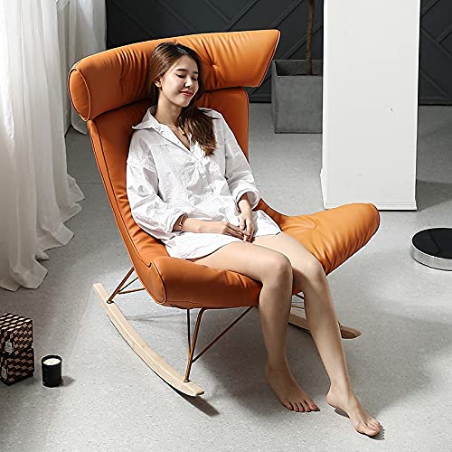 Amazon｜ロッキングチェアソファシングルファブリックレイジーソファ