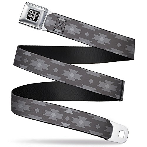 Cinturón con hebilla Navajo Grays ajustable de 20 a 36 pulgadas de largo
