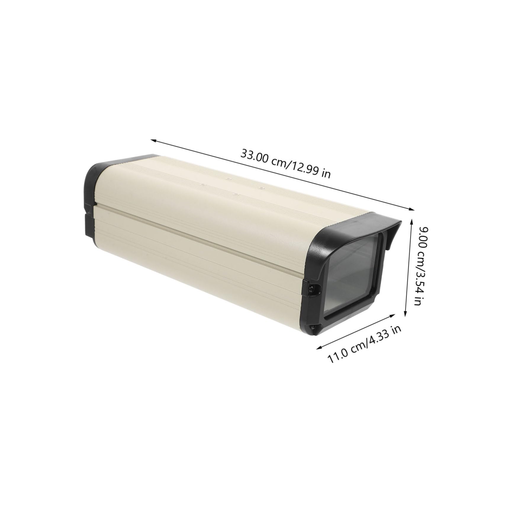 12 Boîtier D'aluminium pour Extérieur en Alliage Pouces Caméra | Protection Météo Solide, Structure Robuste et Ferme, Usage Extérieur pour Caméra, Accessoire de Surveillance