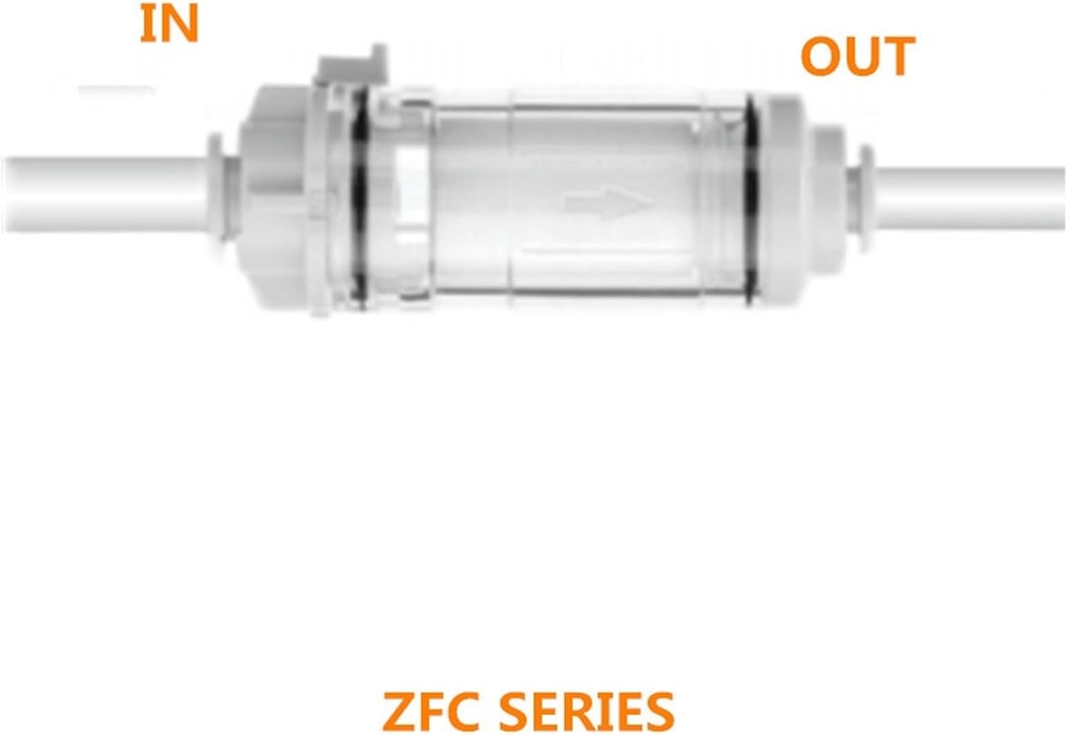 In-line Air Filter For ZFC100/200-04/06/08B ZFC54-B ZFC53-B ZFC74/75/76-B(ZFC200 FILTER)