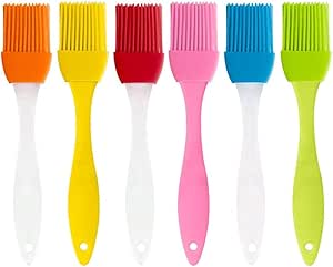 Silikon Backpinsel Edelstahl - Ölpinsel Für Grillen & Küche Mit Abnehmbarem Kopf